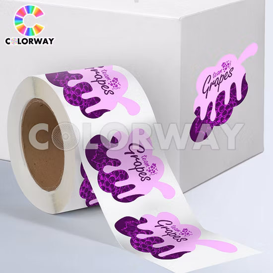 Cuidado de la piel Maquillaje Impermeable Diseño personalizado Rollo Holográfico Oro Plata Hoja caliente Perfume Paquete cosmético Impresión Papel adhesivo Etiqueta de botella de plástico