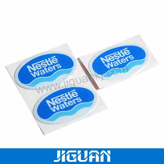 Etiqueta autoadhesiva adhesiva de 3M de resina epoxi abovedada de alta calidad personalizada