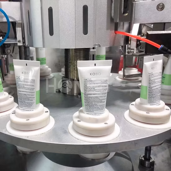 Máquina automática de llenado y sellado de tubos de plástico Honemix para cosméticos/crema de manos/gel desinfectante, pasta de dientes/pomada, máquina envasadora de tubos laminados