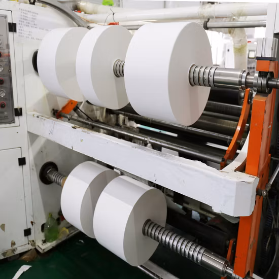 Papel para etiquetas adhesivo de espejo con revestimiento fundido brillante de primera calidad en rollos y hojas